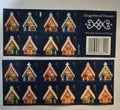 Phil A. Telist's 100 US Forever Christmas Stamps, Gingerbread Houses. Mint, Unused,. Free shipping